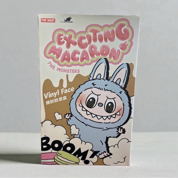 Authentic POP MART Macaron Vinyl Face labubu blind box - Picture 1 of 8